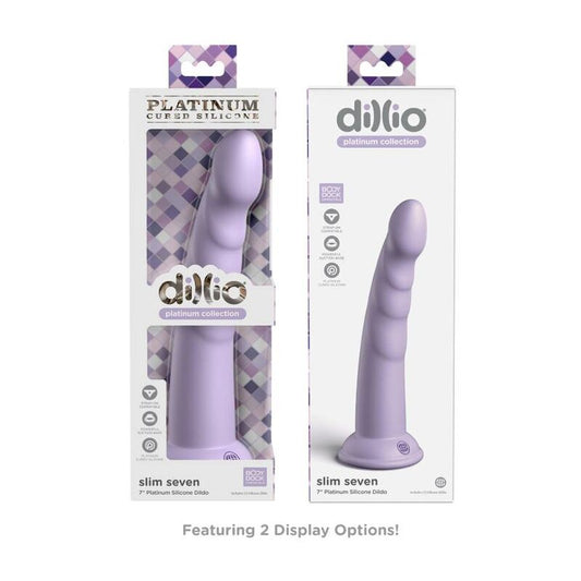Pendolo DILLIO Slim Seven 17,78 cm in colore viola, con design elegante e moderno, visibile in questa immagine.