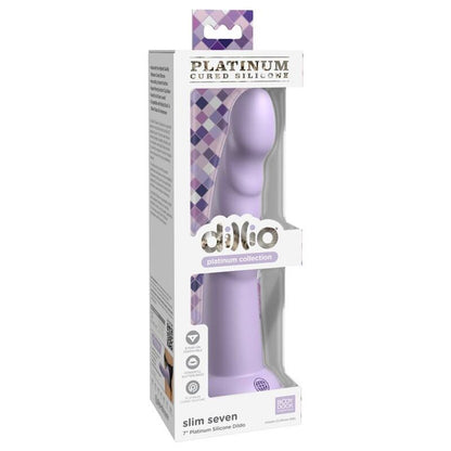 Penna DILLIO Slim Seven da 17,78 cm color viola, design sottile e elegante, perfetta per scrivere con stile.