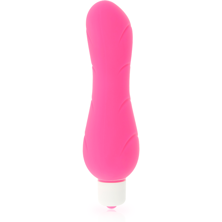 Stimolatore G-Spot in silicone rosa Dolce Vita, design ergonomico e morbido per piacere e stimolazione.