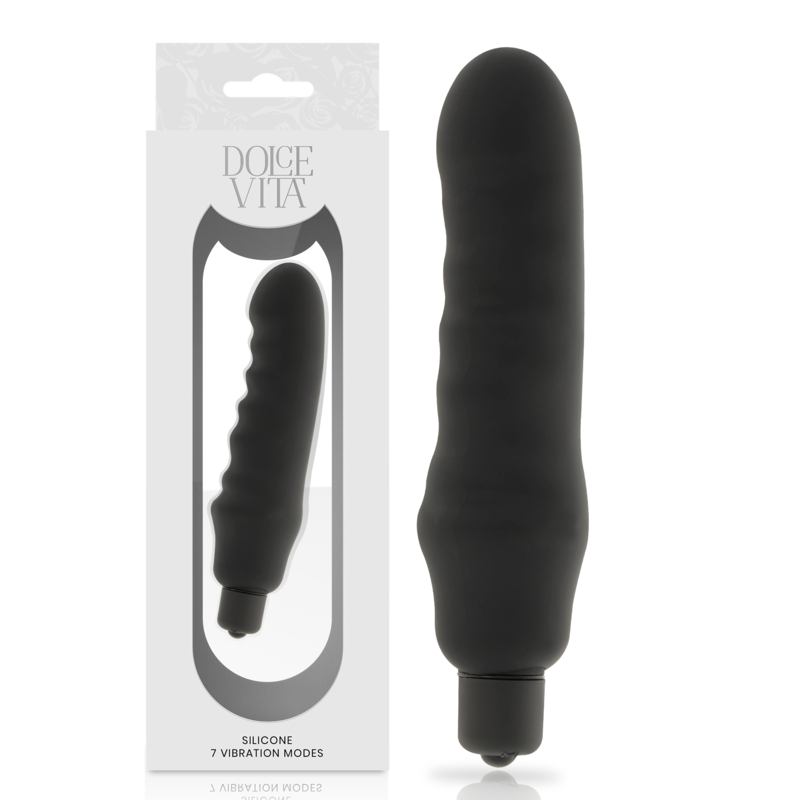 Scarpa Dolce Vita Genius Black in silicone con dettagli eleganti, vista frontale con cinturino e suola resistente.