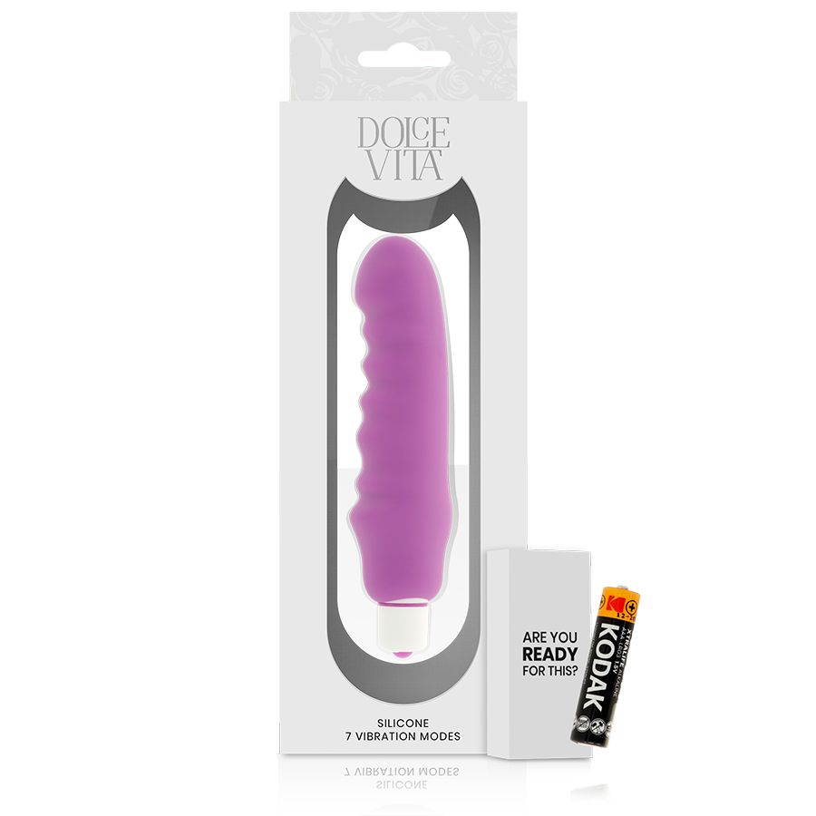 Scarpa Dolce Vita Genius Purple in silicone con dettagli alla caviglia, elegante e comoda per ogni occasione.