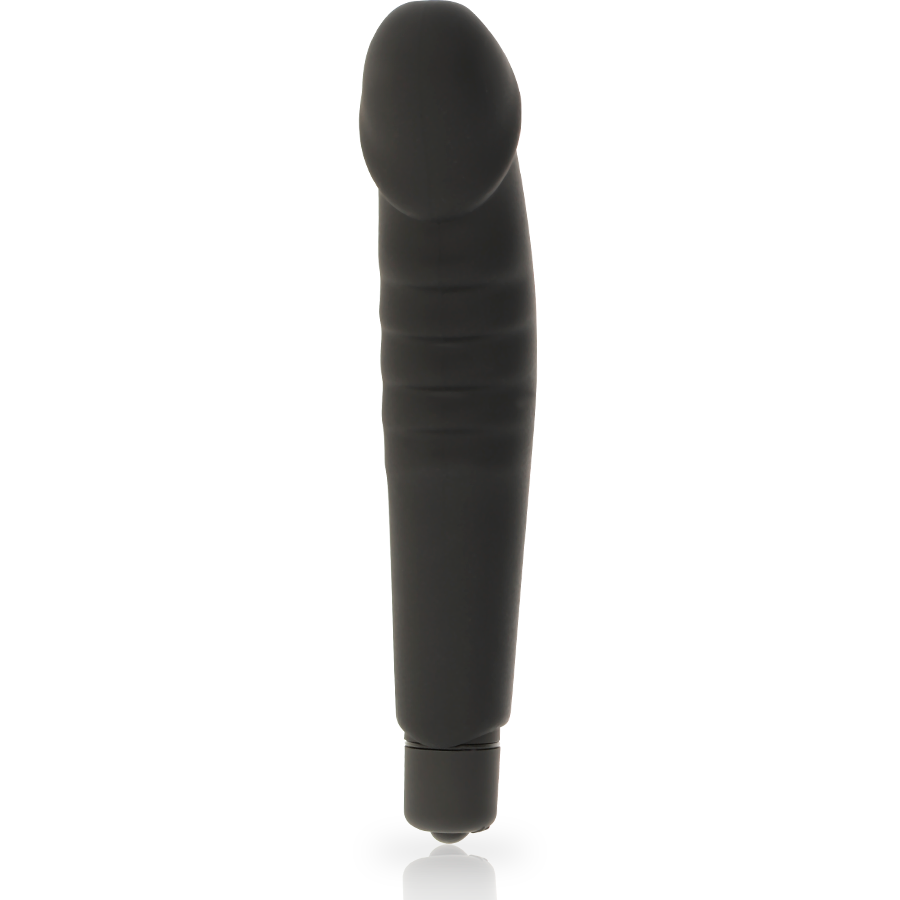 Silicone nero Dolce Vita Piacere Realistico, dettaglio di un prodotto realistico e naturale, con superficie liscia e texture dettagliata