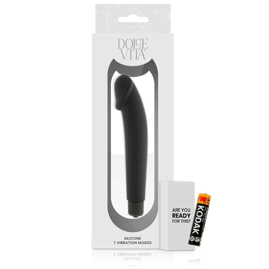 Silicone nero realistico Dolce Vita, modello realistico in silicone di alta qualità, vista dettagliata del prodotto.