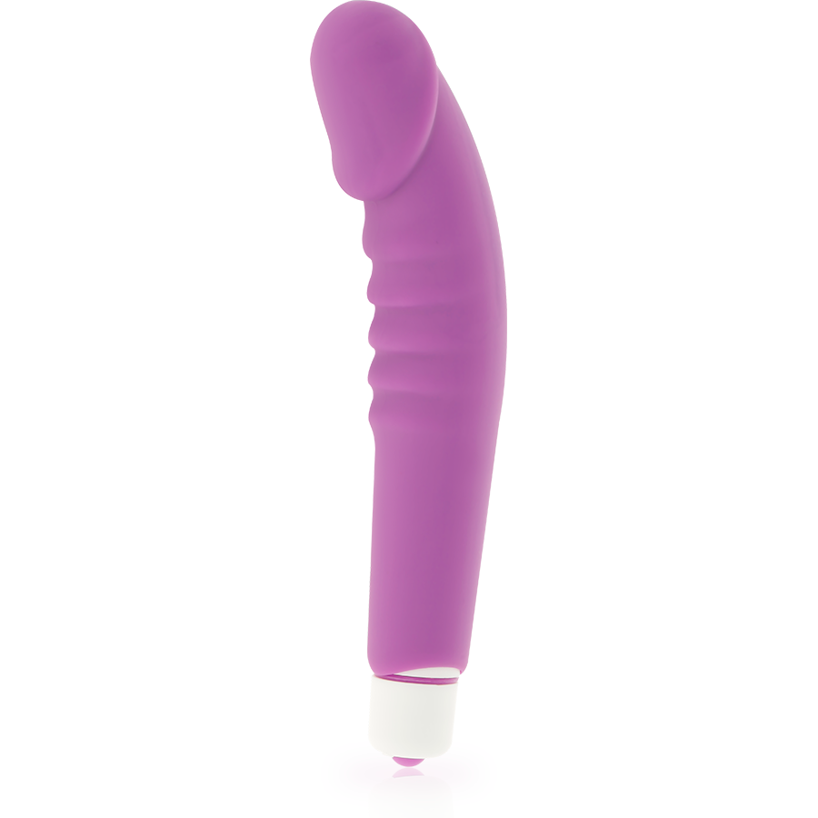 DOLCE VITA Realistic Pleasure Viola, silicone, dettagli realistici, design ergonomico, colore viola, materiale morbido e flessibile.