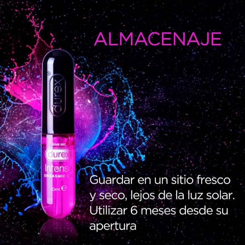 Gel lubrificante orgasmico Durex Lubes, crema trasparente da 10 ml per maggiore piacere e comfort.