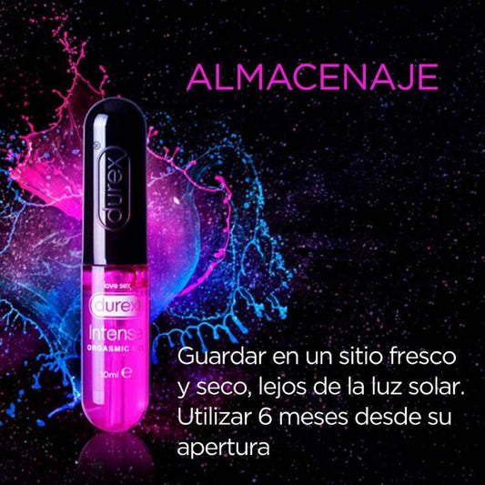 Gel lubrificante orgasmico Durex Lubes, crema trasparente da 10 ml per maggiore piacere e comfort.