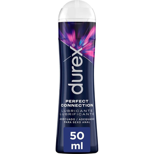 Lubrificante Durex Lubes per connessione perfetta, flacone da 50 ml, ideale per maggiore comfort e scorrevolezza.