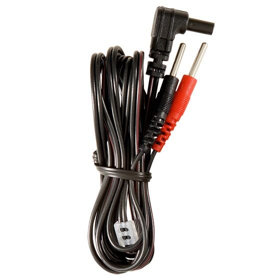 Cavo di ricambio originale ELECTRASTIM per dispositivi di stimolazione elettrica, con connettori e filo resistente.