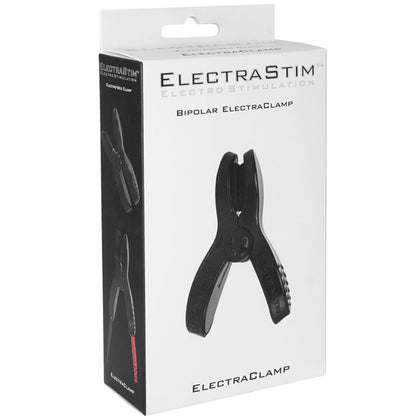 Pinza elettrica bipolare ElectraStim Electraclamp, dispositivo di stimolazione elettrica per uso terapeutico o ricreativo.
