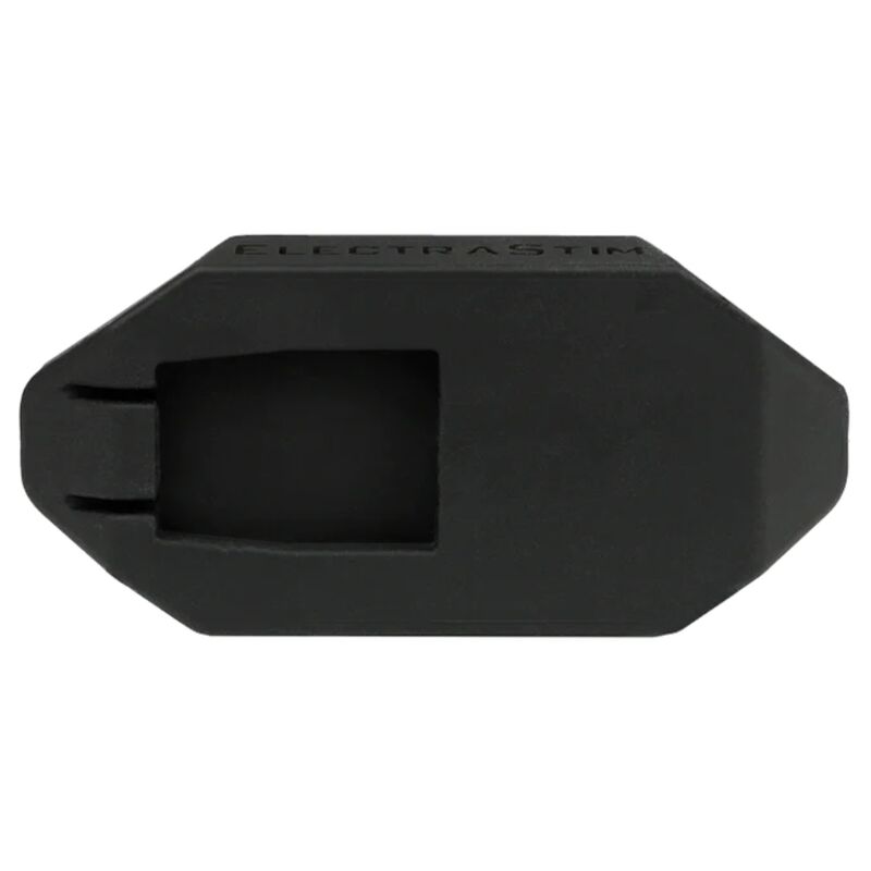 Spina anale in pelle nero di ELECTRASTIM ELETTROSPINA ANALE MR-S-LEATHER, con dettagli in pelle e design ergonomico