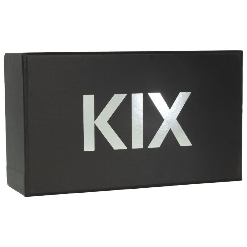 Stimolatore sessuale ElectraStim KIX con elettrodi e controller, design compatto e moderno per piaceri intimi.