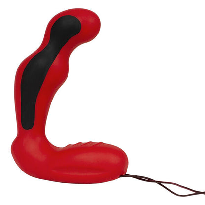 Massaggiatore prostatico Electrastim Habanero in silicone Fusion, con design ergonomico e dettagli visibili.