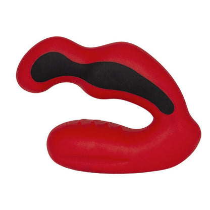 Massaggiatore prostatico Electrastim Habanero in silicone Fusion, design ergonomico e texture liscia per comfort e stimolazione.