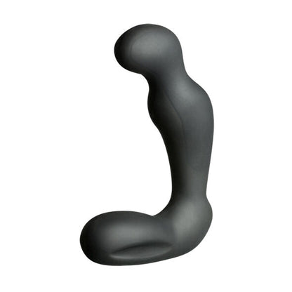 Massaggiatore prostatico Electrastim Sirius in silicone nero, con design ergonomico e superficie liscia per stimolazione prostatica.