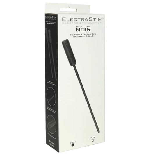 Elecrastim silicone flessibile elettro-sesso uretalale da 5 mm, immagine che mostra la prolunga in silicone morbido e flessibile.