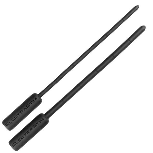 Elettrostimolatore Electrastim con silicone flessibile per uso uretra, 7 mm di diametro, design ergonomico e sicuro.