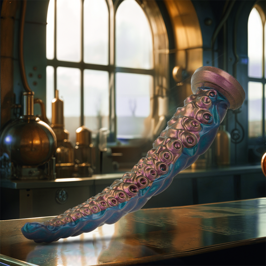 Dildo EPIC con tentacolo di grandi dimensioni, realizzato in materiale morbido e dettagliato, ideale per giochi sensuali.