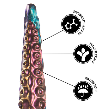 Dildo EPIC con tentacolo di grandi dimensioni, dettagli realistici e texture morbida, ideale per stimolazione intensa.