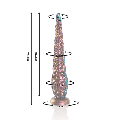Dildo a forma di tentacolo EPIC, modello fine di Caribdis, di taglia piccola, con dettagli realistici, in silicone morbido.