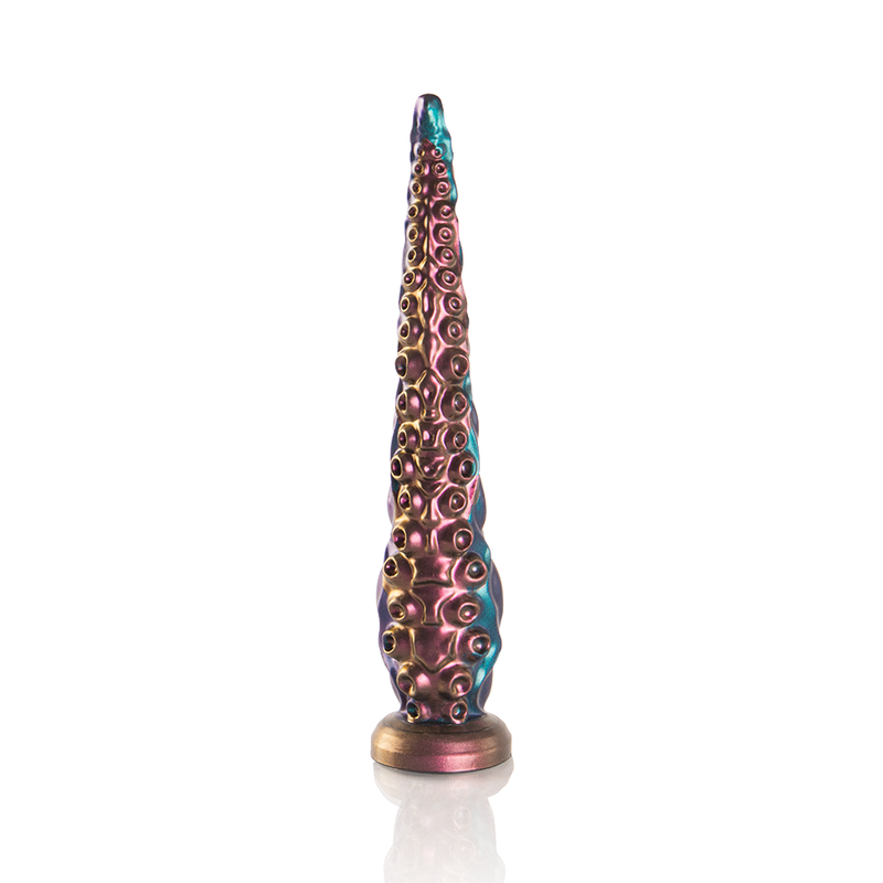 Dildo tentacolo EPIC di piccola taglia, design dettagliato e realistico, in silicone morbido, per uso intimo.