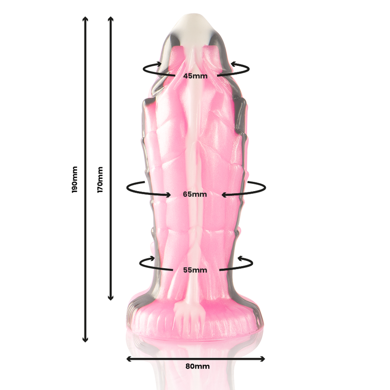 Dildo Triton della linea Epic, realistico e potente, dettagliato e morbido, progettato per stimolazione intensa e piacere.