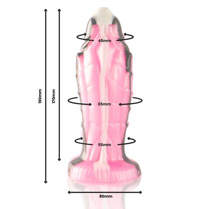 Dildo Triton della linea Epic, realistico e potente, dettagliato e morbido, progettato per stimolazione intensa e piacere.