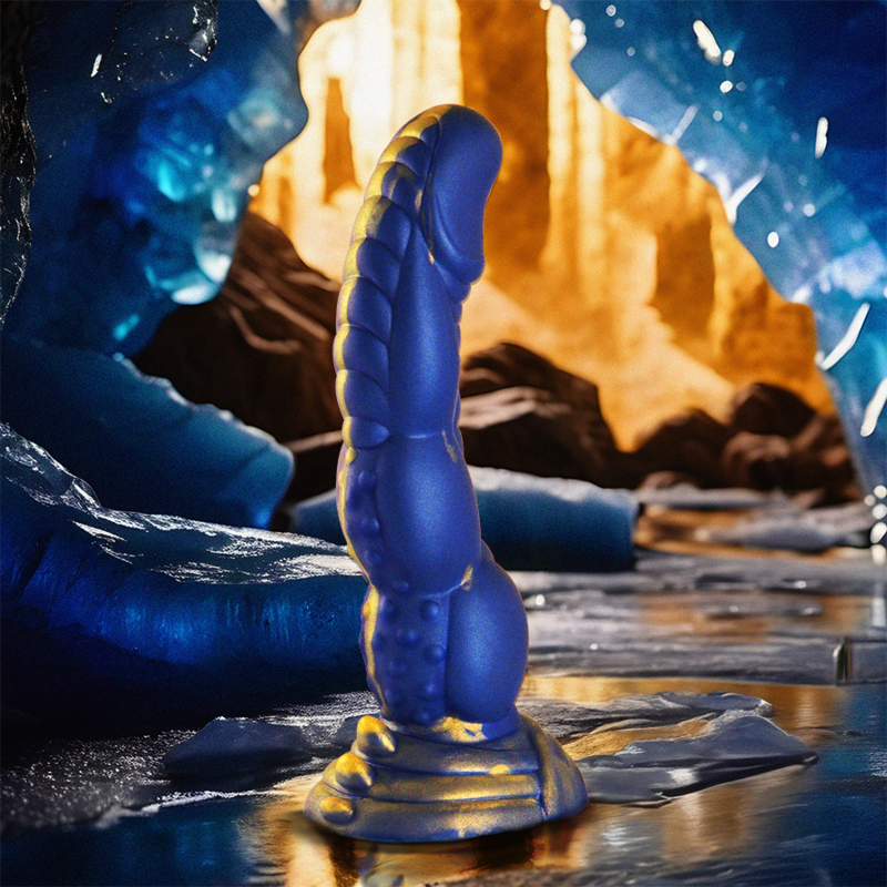 Dildo di Poseidon del mare EPIC, design realistico con dettagli marini, in silicone di alta qualità, per uso intimo.