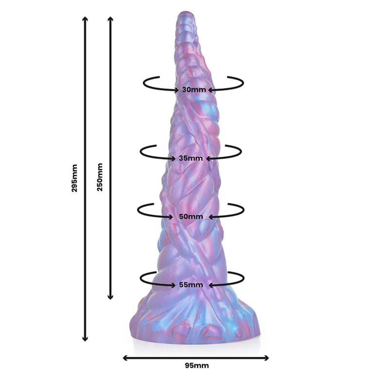 Dildo Creatura dell'Acqua EPIC Nokken con design realistico e dettagli eleganti, ideale per stimolazione e piacere.