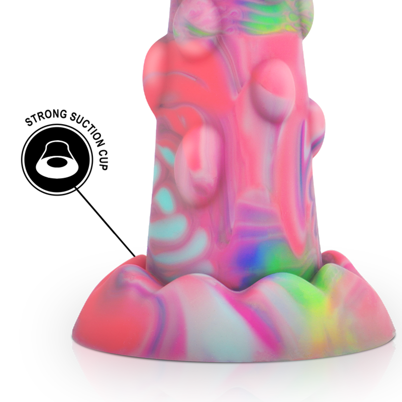 Spirito cambiforme EPIC con dildo Nixie, dettaglio di figura in silicone con accessori inclusi, in immagine.