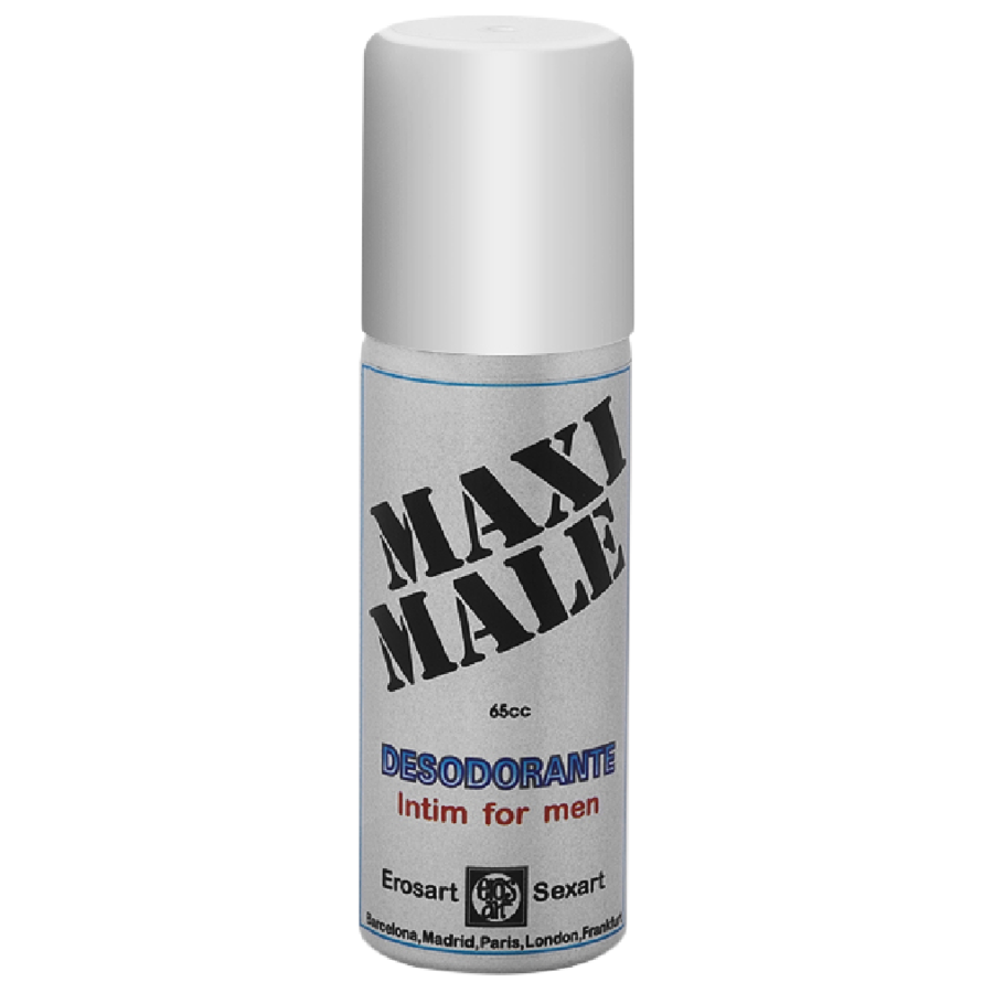 Deodorante intimo uomo EROS-ART ai feromoni, 75 ml, flacone con spray per una protezione fresca e discreta