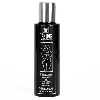 Olio da massaggio tantrico naturale EROS-ART con aroma di cioccolato, bottiglia da 100 ml, ideale per momenti di intimità e relax