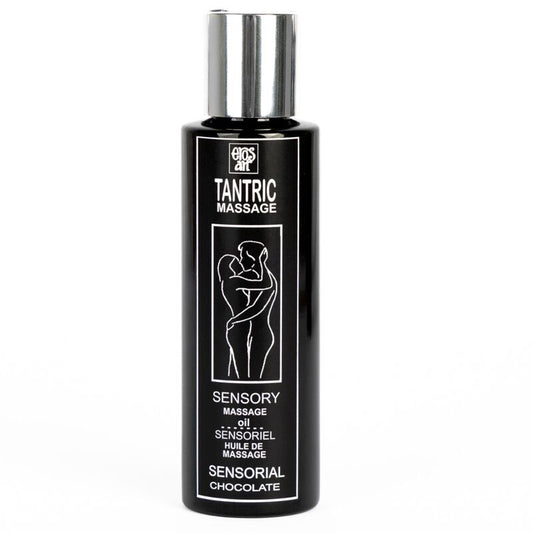 Olio da massaggio tantrico naturale EROS-ART con aroma di cioccolato, bottiglia da 100 ml, ideale per momenti di intimità e relax