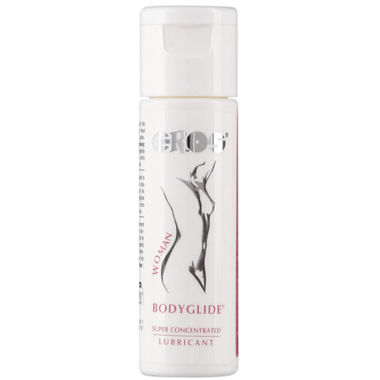 Lubrificante donna EROS Bodyglide silicone superconcentrato, 30 ml, con formula idratante e scorrevole, ideale per relax e comfort.