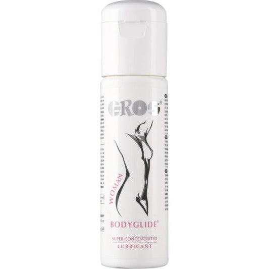 Lubrificante donna EROS Bodyglide silicone superconcentrato, confezione da 100 ml, ideale per uso intimo e comfort.