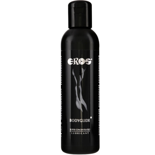 Lubrificante in silicone EROS Bodyglide, superconcentrato, contenuto in bottiglia da 500 ml, prodotto della linea EROS CLASSIC LINE.