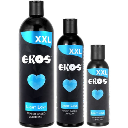Gel lubrificante EROS XXL Light Love a base acqua, 300 ml, della linea EROS CLASSIC LINE, per uso intimo.