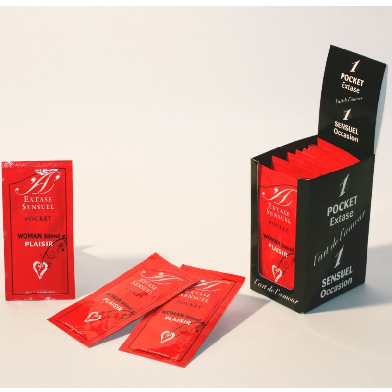 Crema stimolante per donna Extase Sensual in tubo da 10 ml, ideale per aumentare il piacere e la sensibilità.