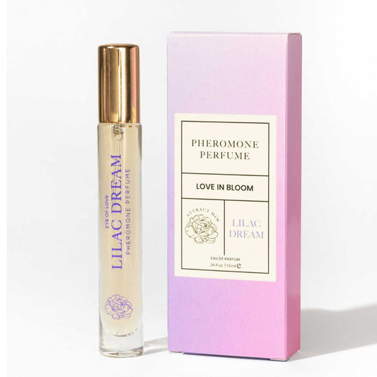 Profumo femminile Bloom di EYE OF LOVE, fragranza Indica Lilac Dream, bottiglia da 10 ml con aroma floreale e dolce