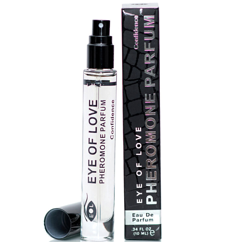 Profumo EOL di EYE OF LOVE con feromoni, 10 ml, per aumentare la fiducia e l'attrattiva, flacone compatto e elegante