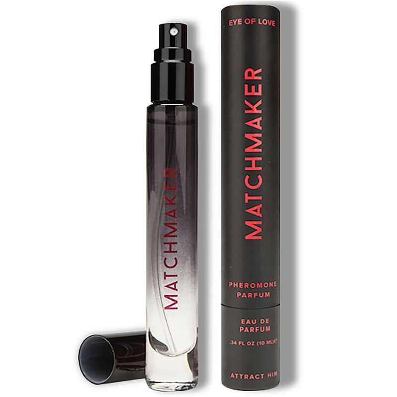 Profumo EYE OF LOVE Matchmaker Black Diamond LGBTQ per lui, 10 ml, con feromoni naturali e fragranza seducente.
