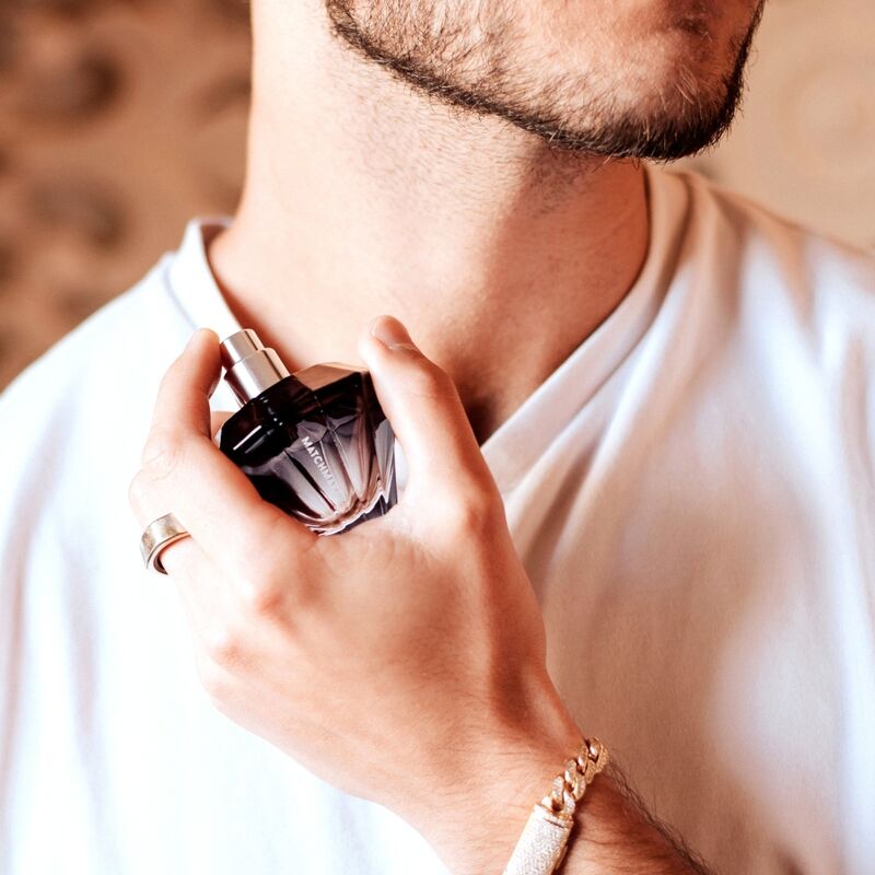 Profumo EYE OF LOVE Matchmaker Black Diamond LGBTQ per lui, 30 ml, con feromoni e fragranza attraente.