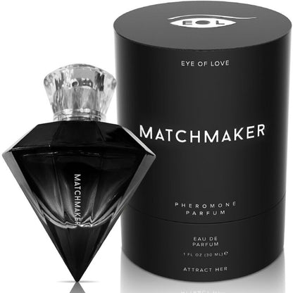 Profumo EYE OF LOVE Matchmaker Black Diamond ai feromoni, 30 ml, formula attraente e seducente per lei.