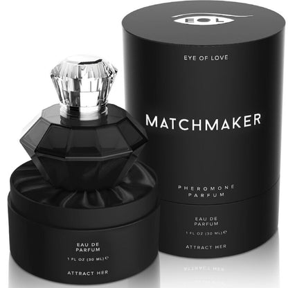 Profumo EYE OF LOVE Matchmaker Black Diamond con feromoni, 30 ml, fragranza attraente e sensuale per attirare.