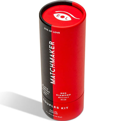 Set di due profumi con feromoni Eye of Love Matchmaker per coppie, 20 ml, per attrarre lui e lei, in confezione duo.