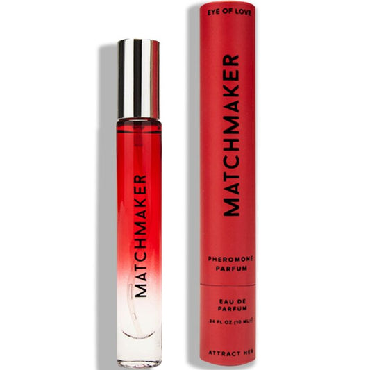 Profumo EYE OF LOVE Matchmaker Red Diamond LGBTQ AI feromoni per lei, flacone da 10 ml con profumo femminile e feromoni