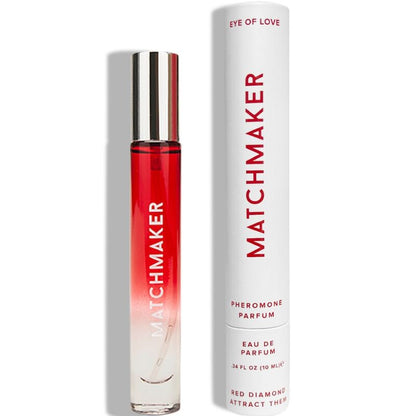 Profumo EYE OF LOVE Matchmaker Red Diamond da 10 ml, fragranza attraente e seducente per uomo e donna.