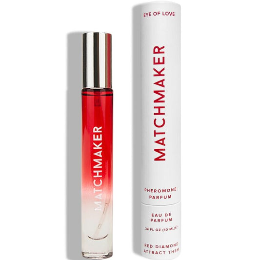 Profumo EYE OF LOVE Matchmaker Red Diamond da 10 ml, fragranza attraente e seducente per uomo e donna.