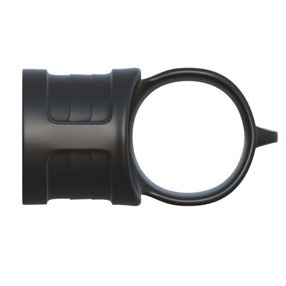 Anello per pene e testicoli Fantasy C-Ringz, anello vibrante nero in silicone con design ergonomico e superficie liscia.