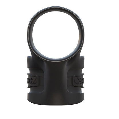 anello erettile e pallina FANTASY C-RINGZ, anello per migliorare la prestazione, in materiale nero con design robusto