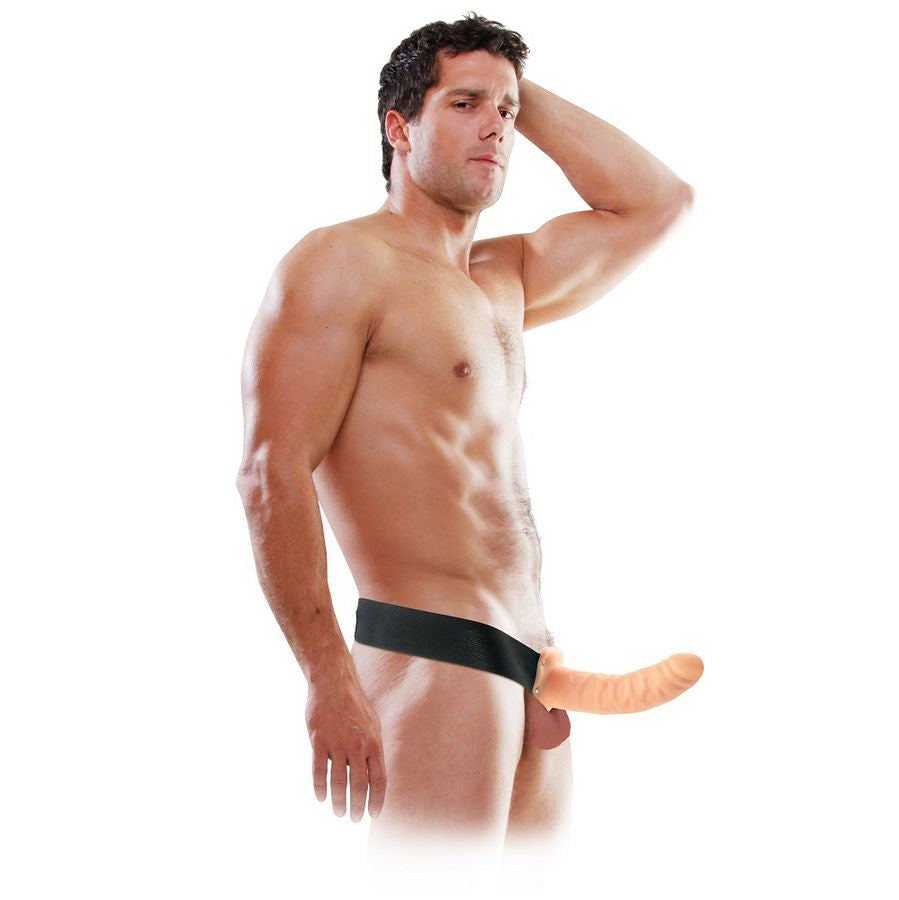 Fetish Fantasy Series strap-on da 19 cm con cavo naturale, realistico e dettagliato, per giochi di ruolo e piacere intimo.